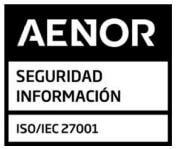 Logo Aenor Iso 27001